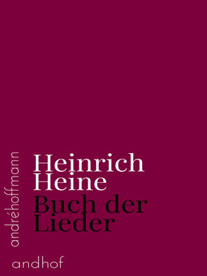 cover image of Buch der Lieder